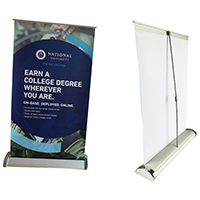 TABLE TOP RETRACTABLE BANNER